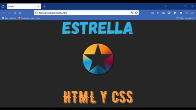 Cómo crear una estrella con gradiente cónico usando HTML y CSS - Web development