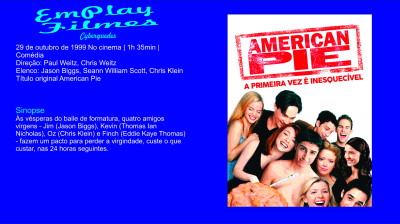 American Pie - A 1ª Vez é Inesquecível (1999) # Comédia