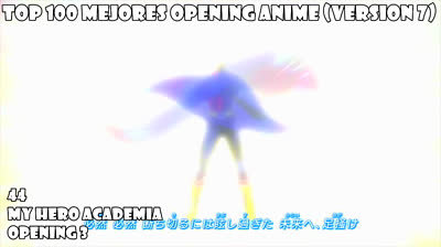 100 mejores opening anime version 7  (1980-2024)