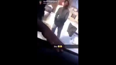 Christmas hood fight